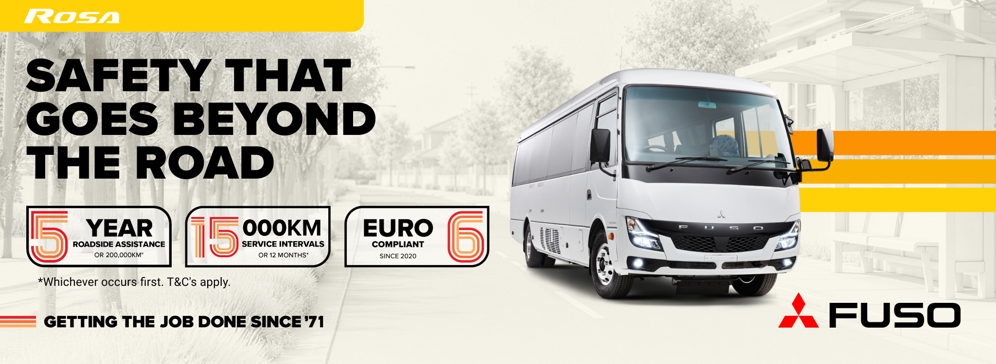 FUSO ROSA BUS RANGE